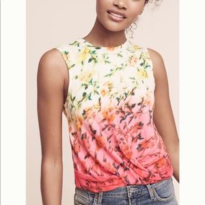 Anthropologie Deletta Adaenia twist front top